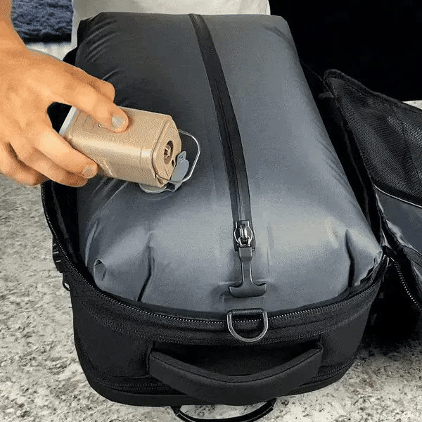 Sac de voyage sous vide